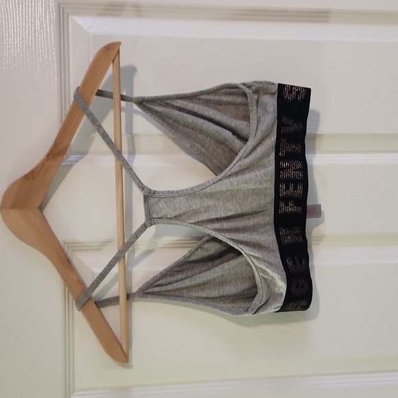 Savage x Fenty Grey Black Cotton Bralette Large - Picture 4 of 6